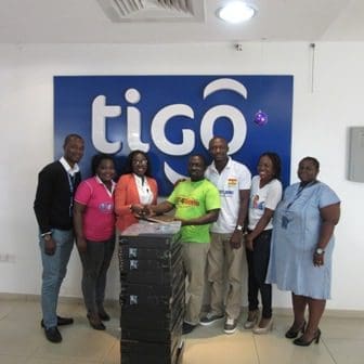 Tigo supports three young social entrepreneurs with laptops Tigo supports three young social entrepreneurs with laptops