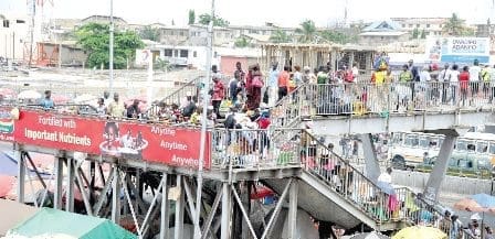Kaneshie footbridge Kaneshie footbridge