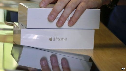 wpid-iPhone-box.jpg Memory on Apple gadgets can run out if people use iOS 8, claims the lawsuit