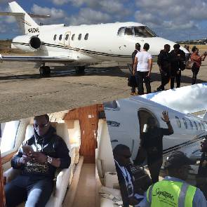 Dr. Danso Private Jet