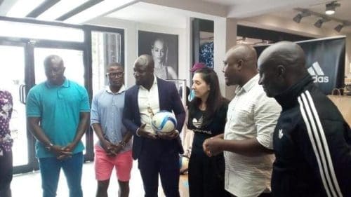Vodafone unity match reps with CEO Adidas Vodafone unity match reps with CEO Adidas