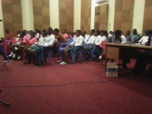 NHIS Quiz Students and Staff participating in the programme