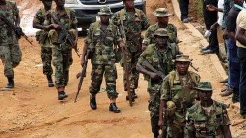 Nigerian soldiers Nigerian soldiers