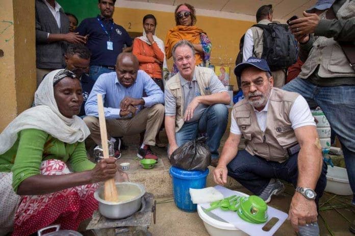 UN food agency chiefs on visit to drought-hit Ethiopia