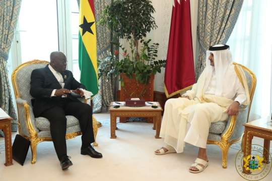 president-qatar President meets Emir of Qatar