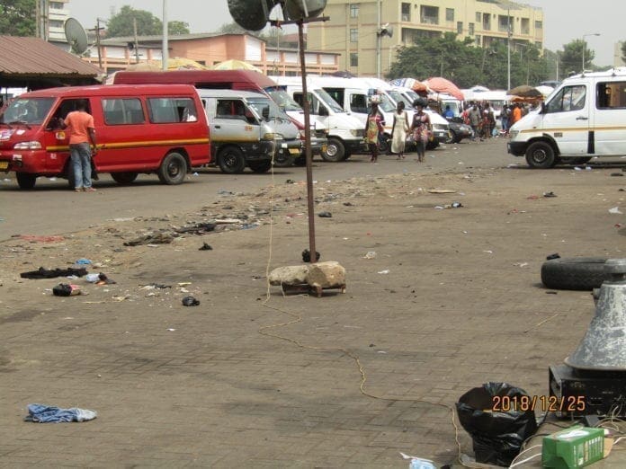 Drivers Christmas Traders at Tema Station