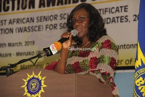 Head of Ghana Office of WAEC, Mrs Wendy Addy-Lamptey Head of Ghana Office of WAEC, Mrs Wendy Addy-Lamptey