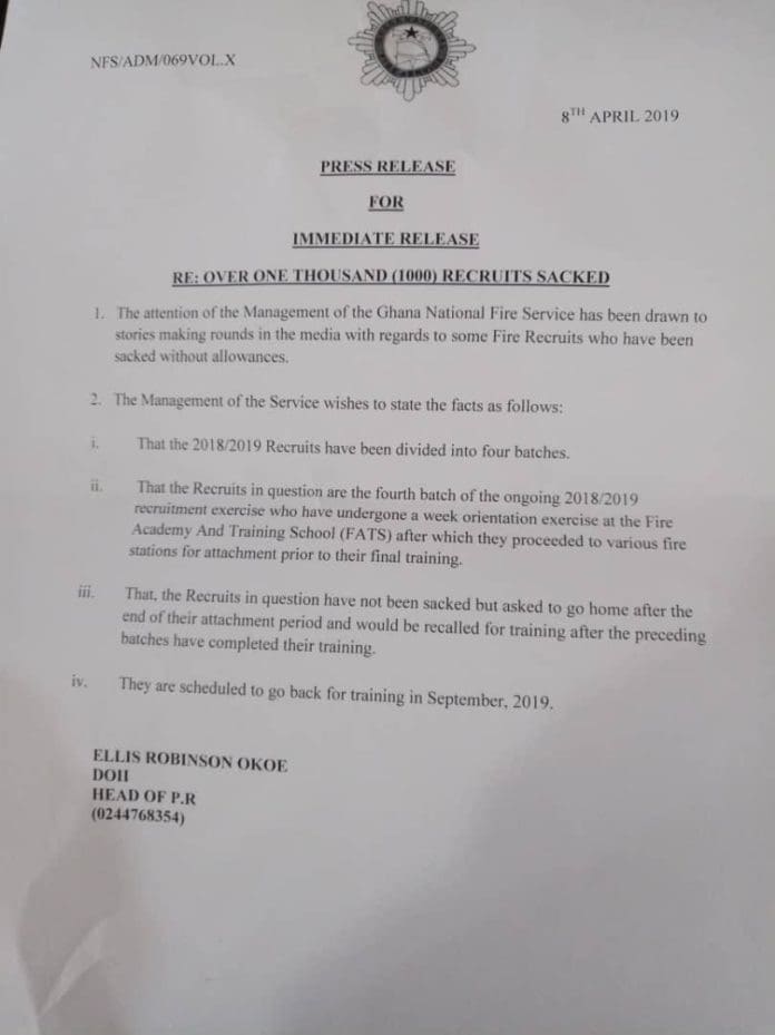 Press Release Dated Th April