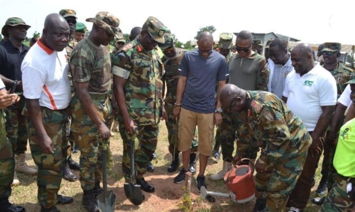 Army Staff leads tree planting exercise