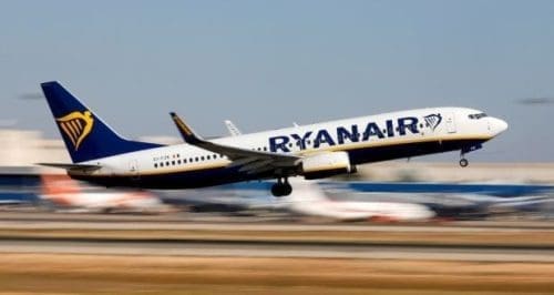 Ryanair Due to weather conditions, the Ryanair flight landed at Dublin Airport instead of Shannon. Photograph: Reuters/Paul Hanna/File Photo