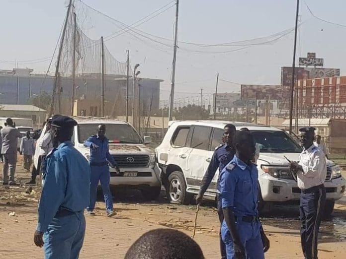 Photo taken on March 9, 2020 shows the site of a blast in Khartoum, Sudan.Sudan's Prime Minister Abdullah Hamdok has survived an assassination following a blast in capital Khartoum, state media reported on Monday. (Xinhua) Photo taken on March 9, 2020 shows the site of a blast in Khartoum, Sudan.Sudan's Prime Minister Abdullah Hamdok has survived an assassination following a blast in capital Khartoum, state media reported on Monday. (Xinhua)