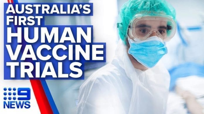 Australia's first human trials Australia's first human trials
