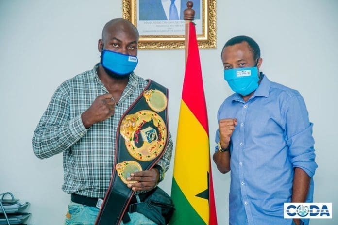 Richard Nii Lartey Harrison visits CODA boss