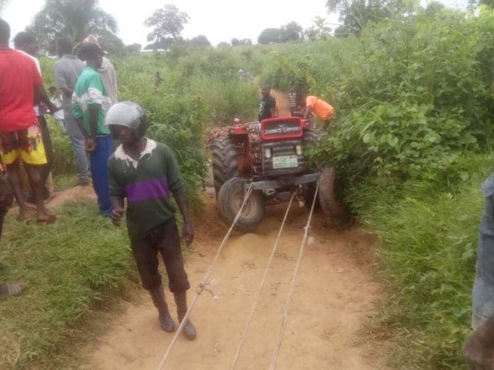 Driver Trapped