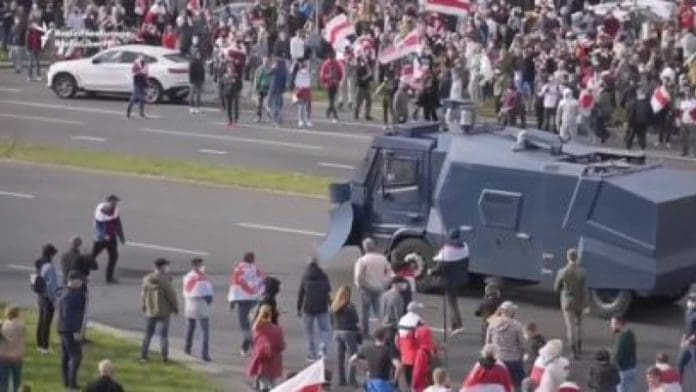 Belarusians Protest