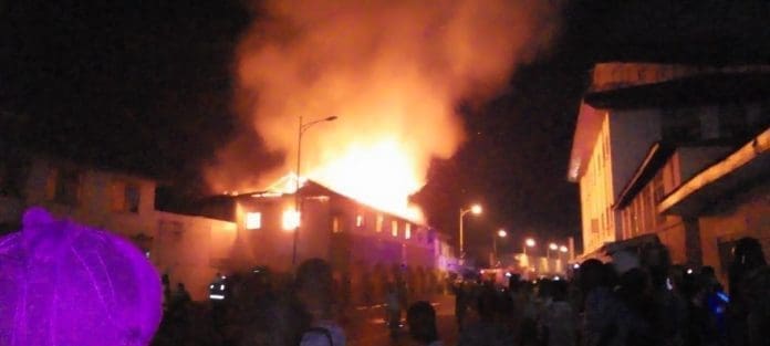 Fire outbreak