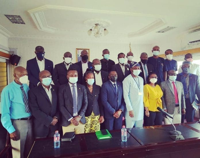newly elected Executive Board of the Ghana Olympic Committee