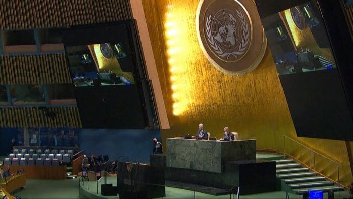 UN General Assembly UN General Assembly