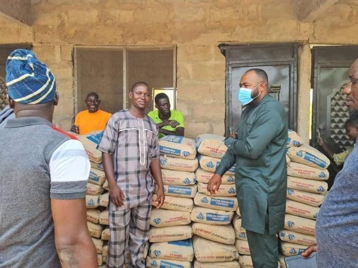 MP donates cement