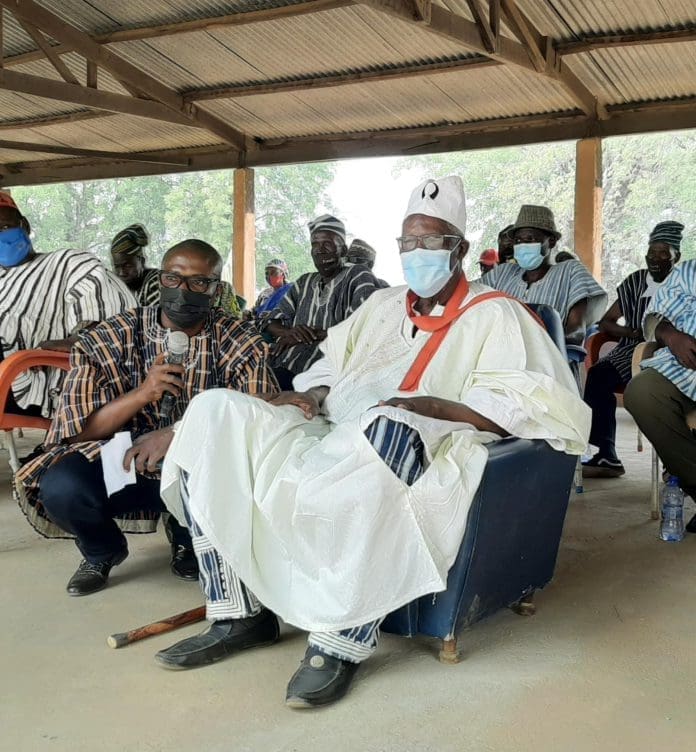 Photo of the Paramount Chief of the Builsa Traditional Area