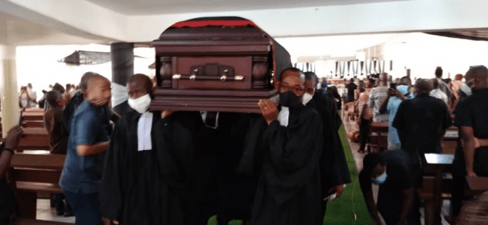 Very Reverend Dr Livingstone Komla Buama has been laid to rest
