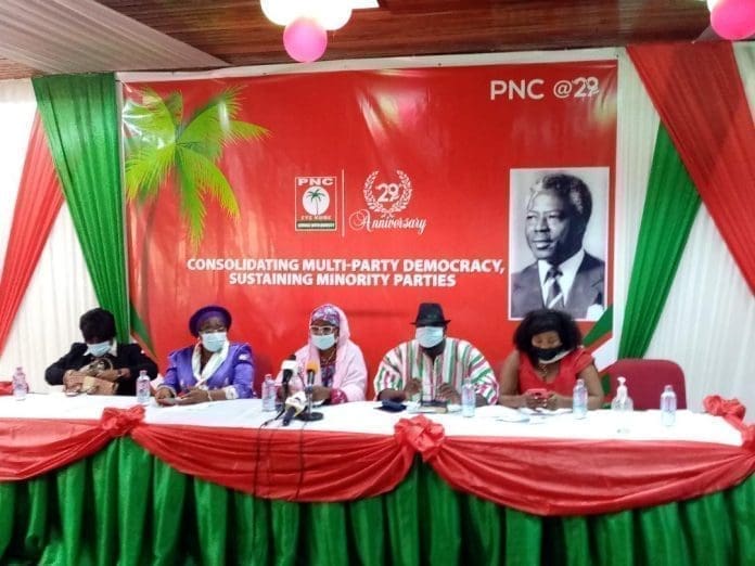 People’s National Convention Politics Minority Parties