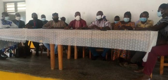Photo of cross section of the Assembly Members at the press conference at Bolgatanga Photo of cross section of the Assembly Members at the press conference at Bolgatanga