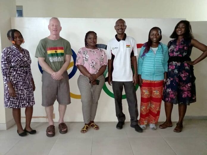 Andrew Carruthers visits Ghana Olympic Committee
