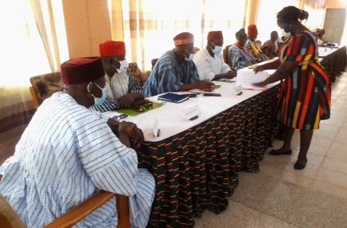 Cross section of the traditional rulers of the UE Regional House of Chiefs