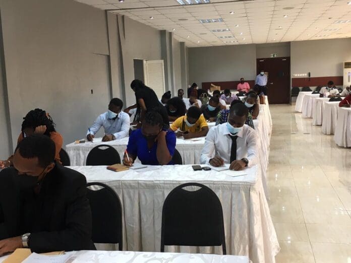 These are the participants at the tourism training programme in Tamale.