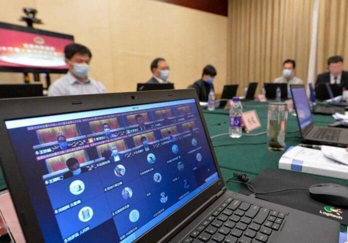 Dongcheng district, Beijing, holds four press conferences during the annual meetings of its district-level lawmakers and political advisors and uses online channels for news release for the first time in January 2022. (Photo by Zhang Chuandong) Dongcheng district, Beijing, holds four press conferences during the annual meetings of its district-level lawmakers and political advisors and uses online channels for news release for the first time in January 2022. (Photo by Zhang Chuandong)
