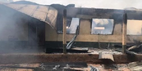 The Fire Ravaged House The Fire Ravaged House