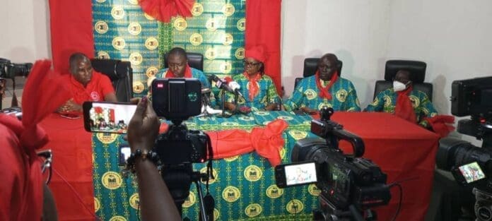 Press conference on Tuesday, Greater Accra Regional Chairman of the NAGRAT, Henry Teitey Tetteh-Afi