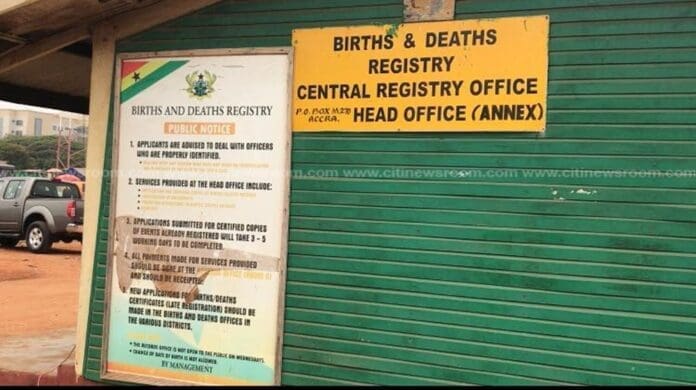 Births And Deaths Registry