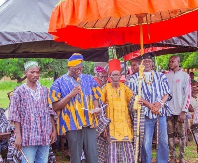 Naa Yelekuang Bawiele, the Paramount Chief of the Issa Traditional Area Naa Yelekuang Bawiele, the Paramount Chief of the Issa Traditional Area