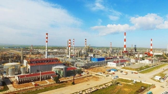 Photo shows the Shymkent Refinery in Kazakhstan. The second phase of the refinery's renovation project was carried out by China Petroleum Engineering & Construction Corporation. (Photo courtesy of the Shymkent Refinery) Photo shows the Shymkent Refinery in Kazakhstan. The second phase of the refinery's renovation project was carried out by China Petroleum Engineering & Construction Corporation. (Photo courtesy of the Shymkent Refinery)
