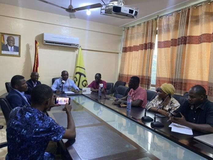 Acting Director General Briefs the Press on the Earth Tremors that were earlier experienced today