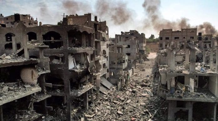 Gaza Jabalia Builing Destroyed By Idf