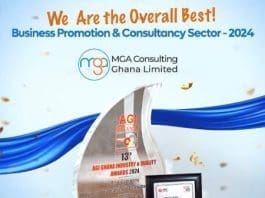 MGA Consulting Wins Prestigious Business Promotion Award at AGI Ghana Industry and Quality Awards 2024 Mga