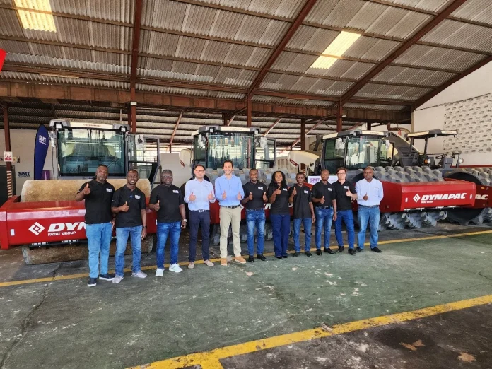 Smt Ghana Executives Pose With The Newly Launched Dynapac Construction Equipment Smt Ghana Executives Pose With The Newly Launched Dynapac Construction Equipment