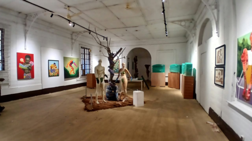 Discarded Kantamanto jeans become Eden in Accra art installation